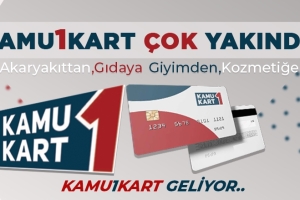 KAMU 1 KART GELİYOR