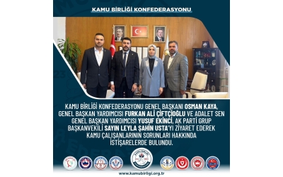 AK PARTİ GRUP BAŞKANVEKİLİ USTA’YA ZİYARET