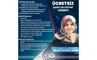 ÜCRETSİZ İŞARET DİLİ EĞİTİMİ