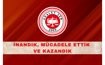 İNANDIK,MÜCADELE ETTİK VE KAZANDIK