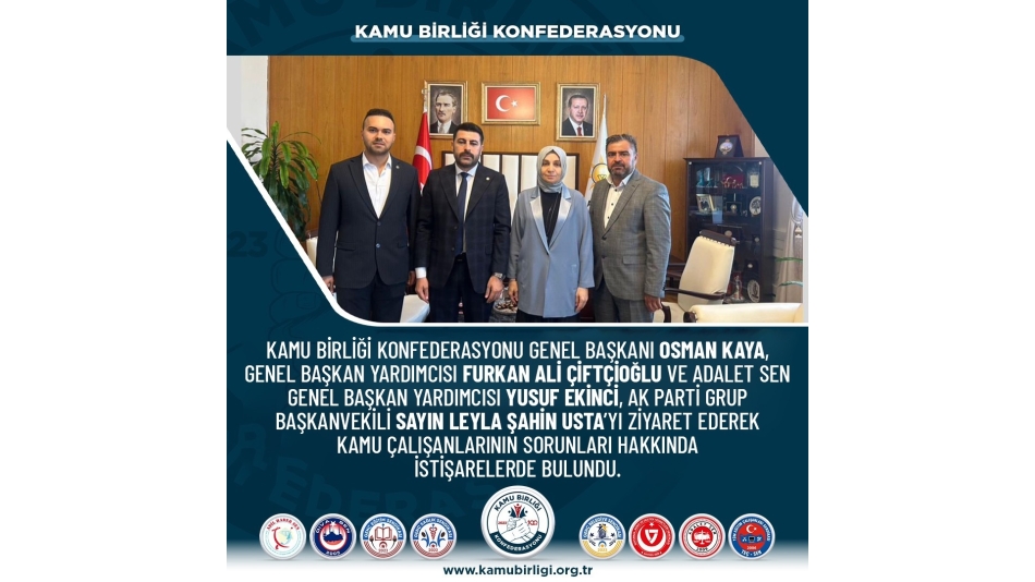 AK PARTİ GRUP BAŞKANVEKİLİ USTA’YA ZİYARET