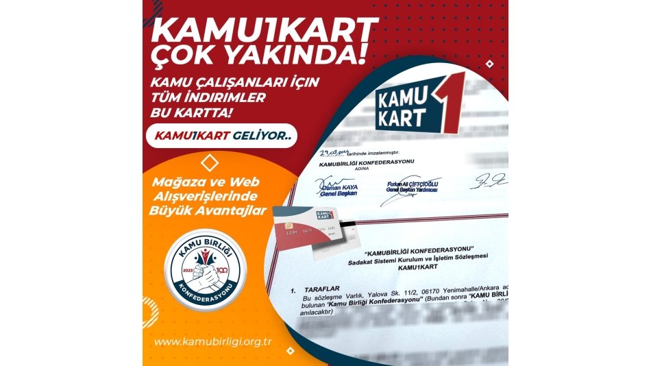 KAMU 1 KART ÇOK YAKINDA 