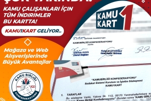 KAMU 1 KART ÇOK YAKINDA 