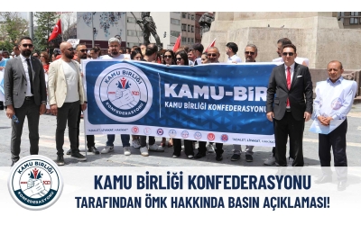 Kamu Birliği Konfederasyonu'na Bağlı Eğitim Sendikaları Öğretmenlik Meslek Kanunu Hakkında Basın Açıklaması Düzenledi!