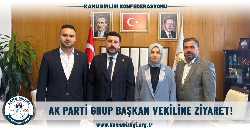 AK PARTİ GRUP BAŞKANVEKİLİ USTA’YA ZİYARET