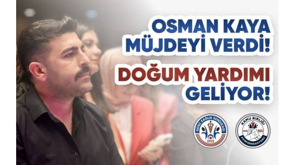 Genç Sağlık Sendikasından Üyelerine Özel Doğum Yardımı